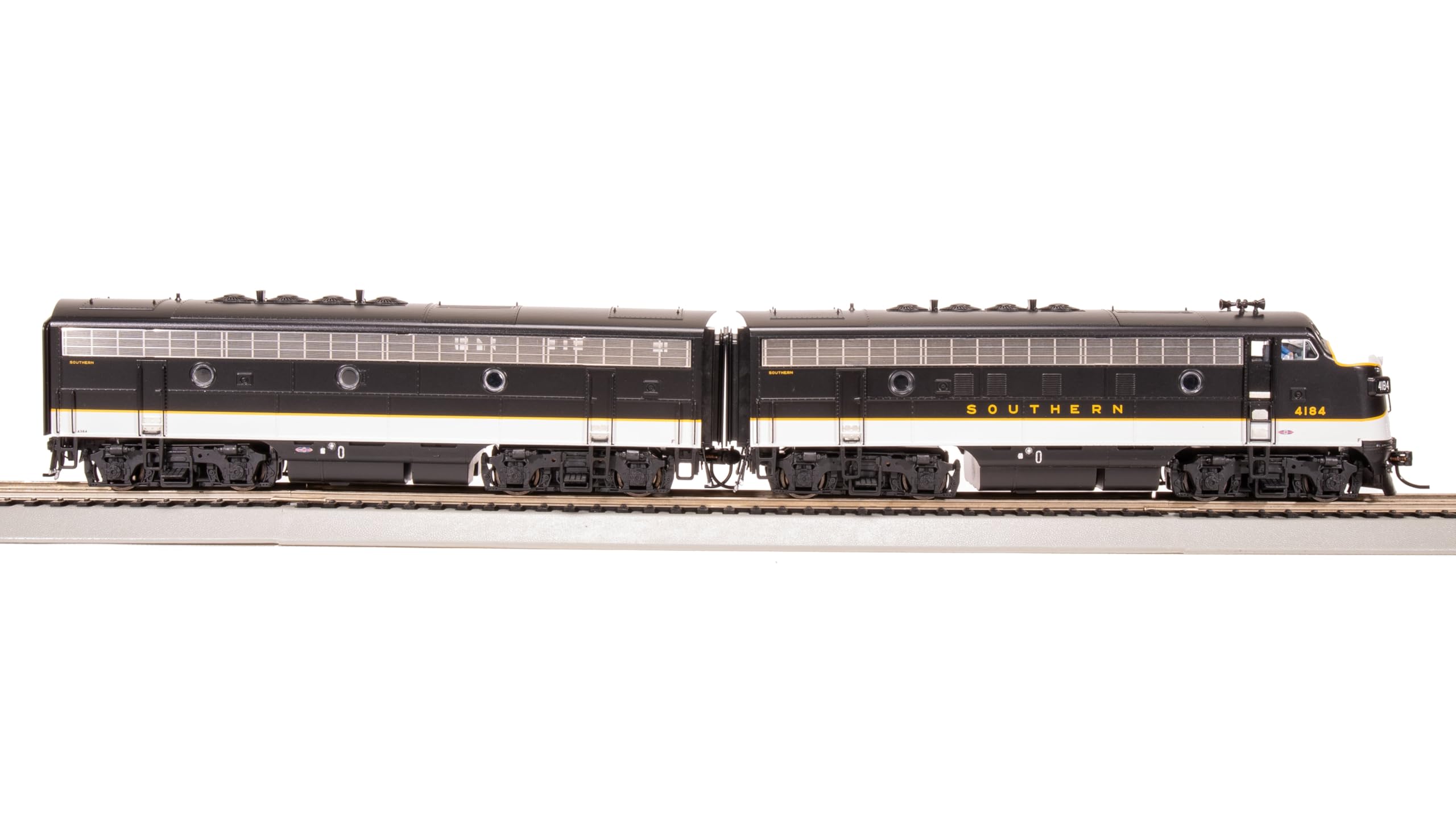 Broadway Limited 8165 EMD F3 A/B, SOU 4184/4364, Tuxedo Scheme, A-Unit Paragon4 Sound/DC/DCC, Unpowered B, HO Scale