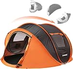 EchoSmile Instant Pop Up Tent,4-6 Person CampingTent,Waterproof Sunshade Family Tent,Portable Lightweight Dome Tent for Outdoor Beach Camping,Hiking&Travel