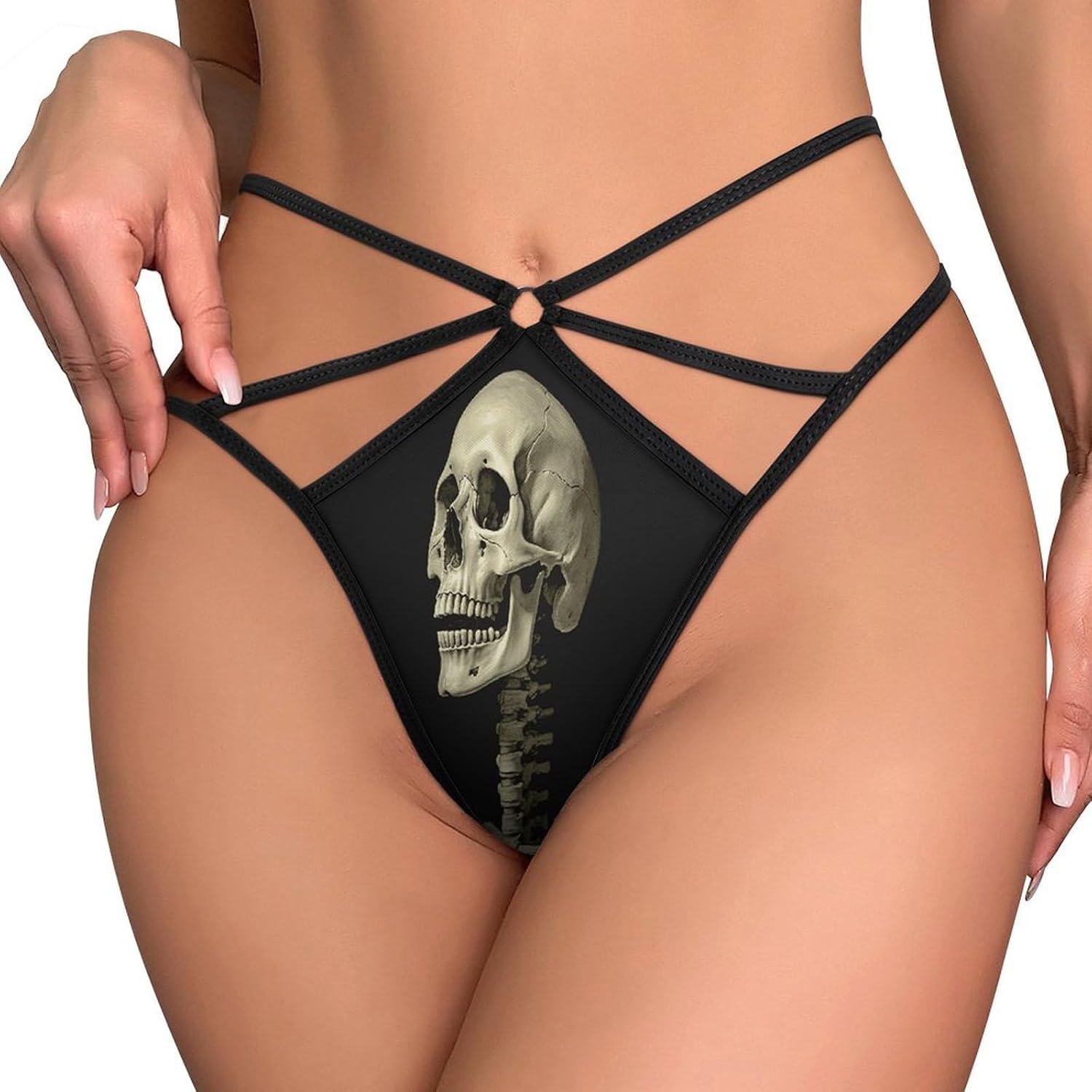 Women's Sexy G-String Thong Panties, Sheer Mesh T-back Underpants | A Skeleton Breathable Stretchy Low Rise Underwear, Comfort Soft No Show Panties for Date Night, 3X-Large
