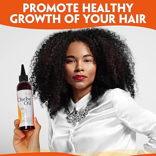 Miniatura 5 de Brzeaf Aceite de Chebe natural para la nutrición del cuero cabelludo y el crecimiento del cabello (6 onzas) - Auténtico polvo chadiano Chebe,