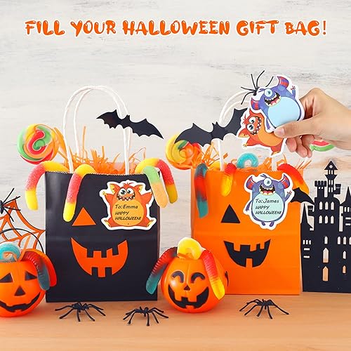 Miniatura 6 de 600 hojas/30 blocs de notas adhesivas de monstruo de dibujos animados, extraño y espeluznante, bloc de notas de dibujos animados kawaii, divertido