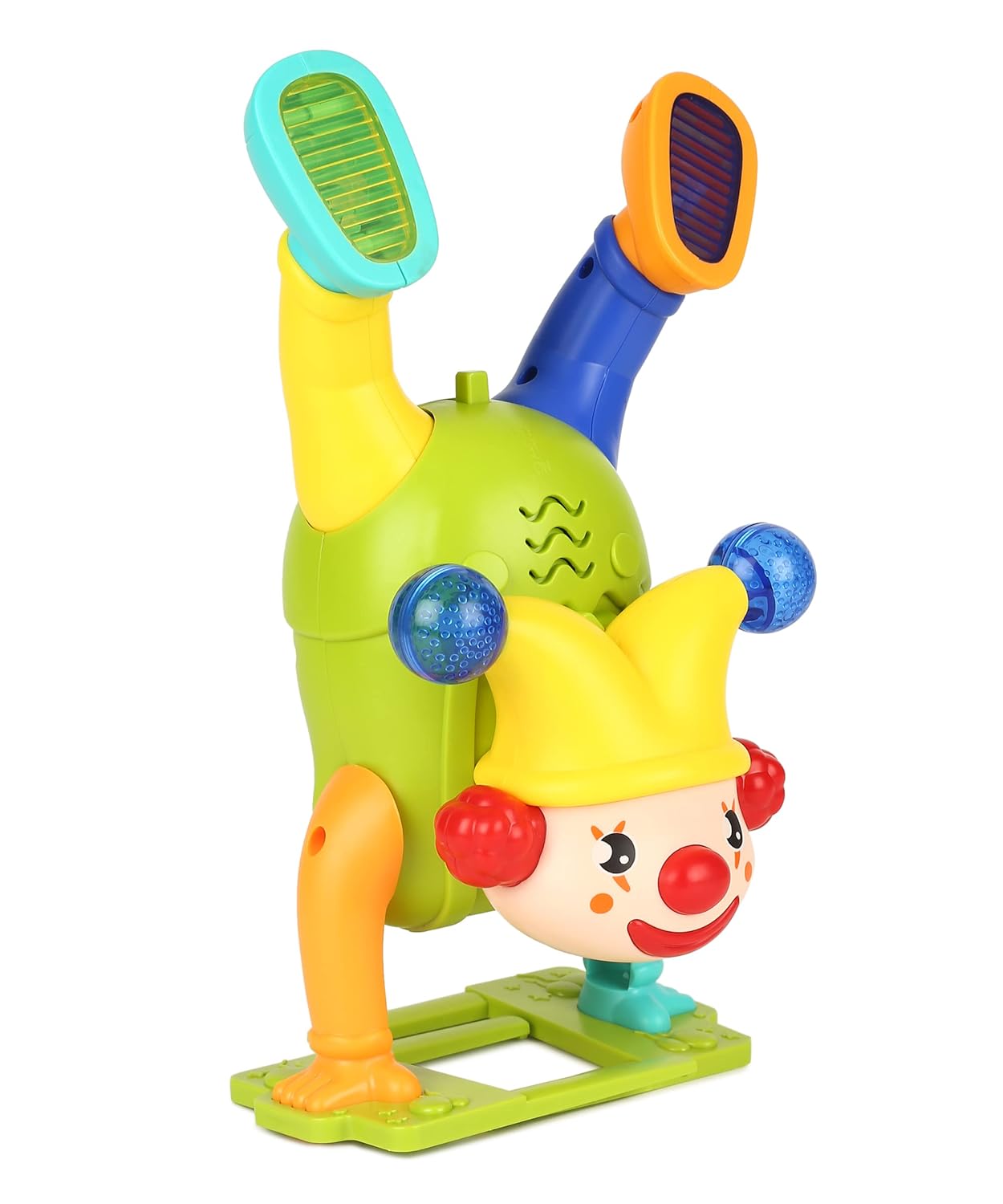 RAGVEE Dancing Joker Crazy Circus Toy Handstand Funny Cute Clown Joker Toys Dancing Toy Walking