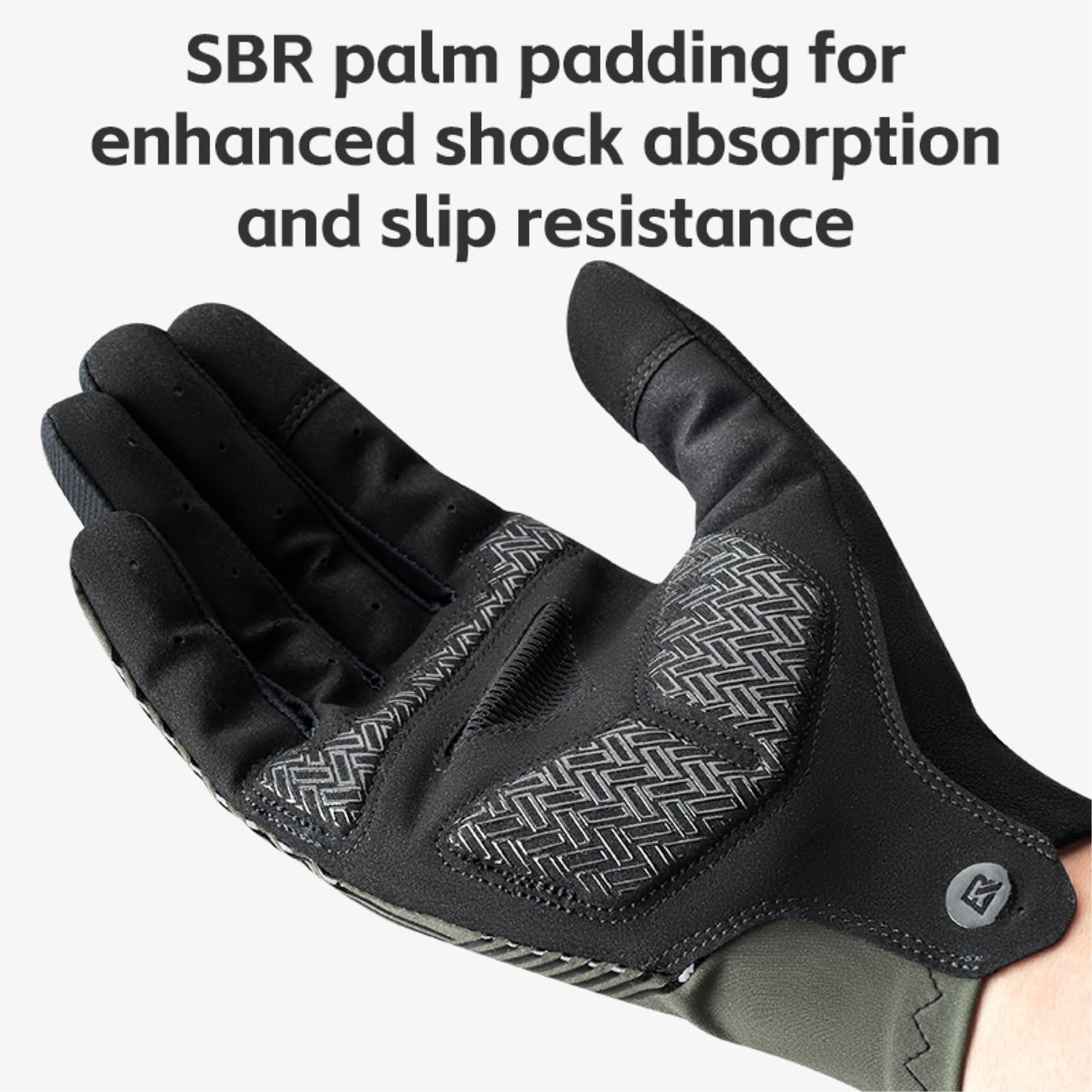 Guantes De Ciclismo Verano, Antideslizantes para Bicicletas Montaña Y Carretera Transpirables-Green-XXL