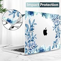 Vista 251 de TWOLSKOO for M4 MacBook Air 13.6 inch Case 2025-2022 Release M4 A3240 M3 A3113 M2 A2681, Plastic Hard Shell & Screen Protector & Keyboard Cover &