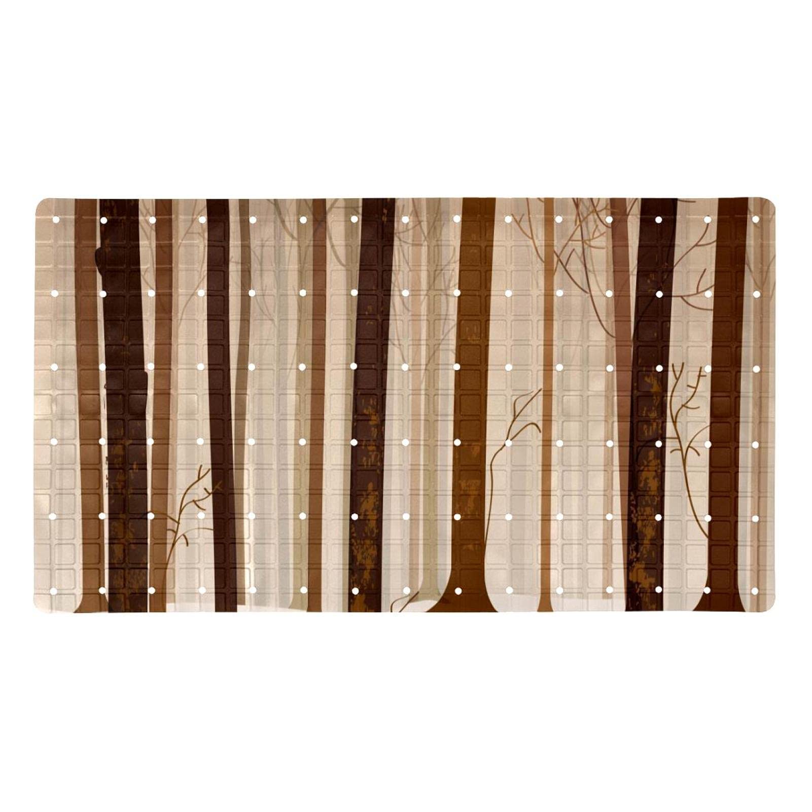 Tapis de salle de bain antidérapant anti-chute à drainage rapide 40x70
