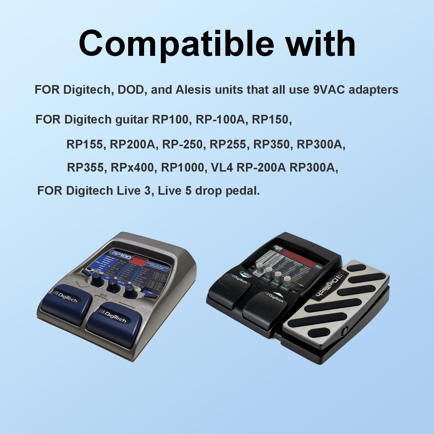 Amazon.com: 9V1.3A Guitar Drop Pedal Power Supply for Digitech  display picture 1