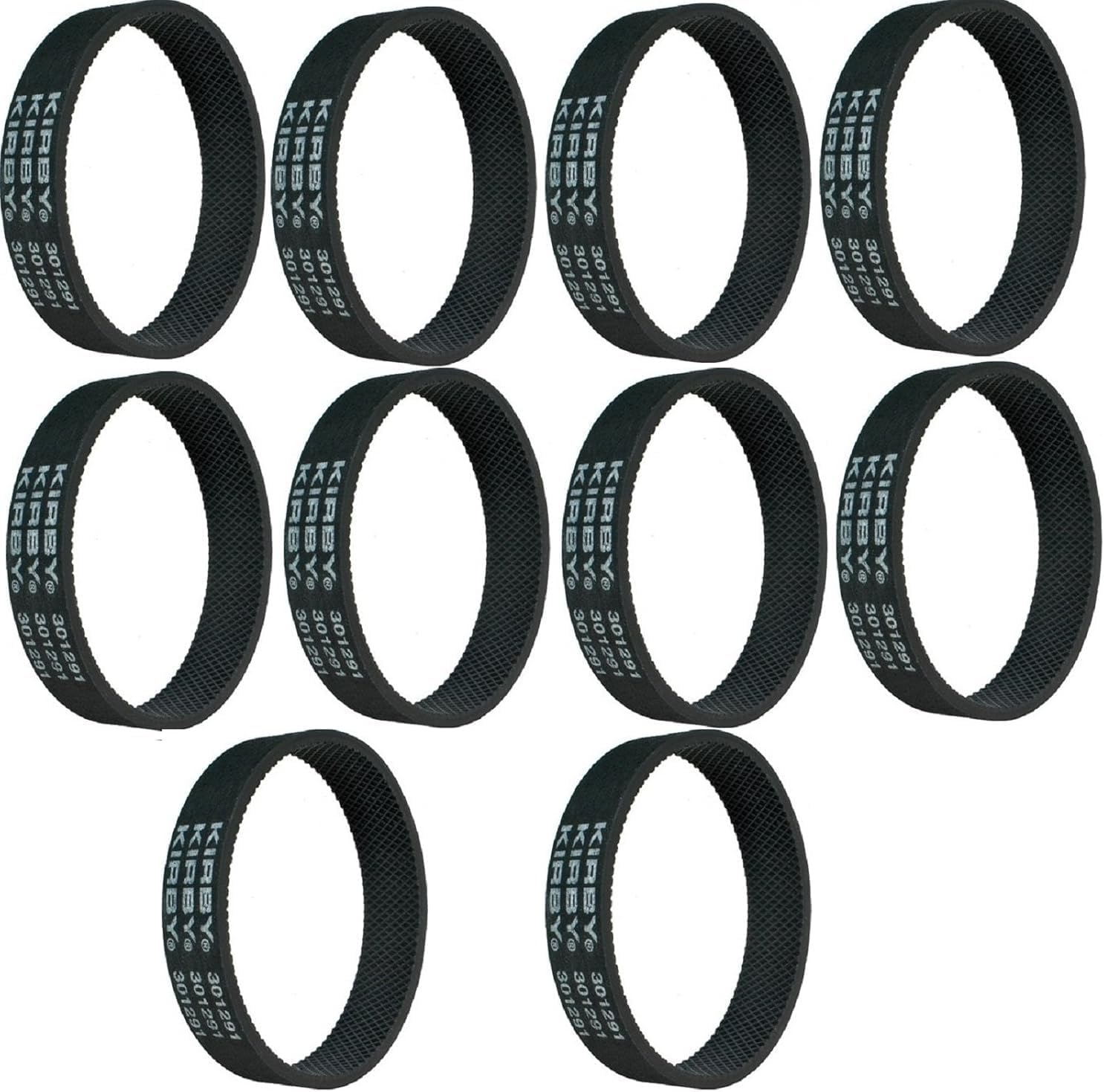 Kirby Vacuum Cleaner Belts 301291 Fits All Generation Series Models G3, G4, G5, G6, G7, Ultimate G, and Diamond Edition 10 Belts