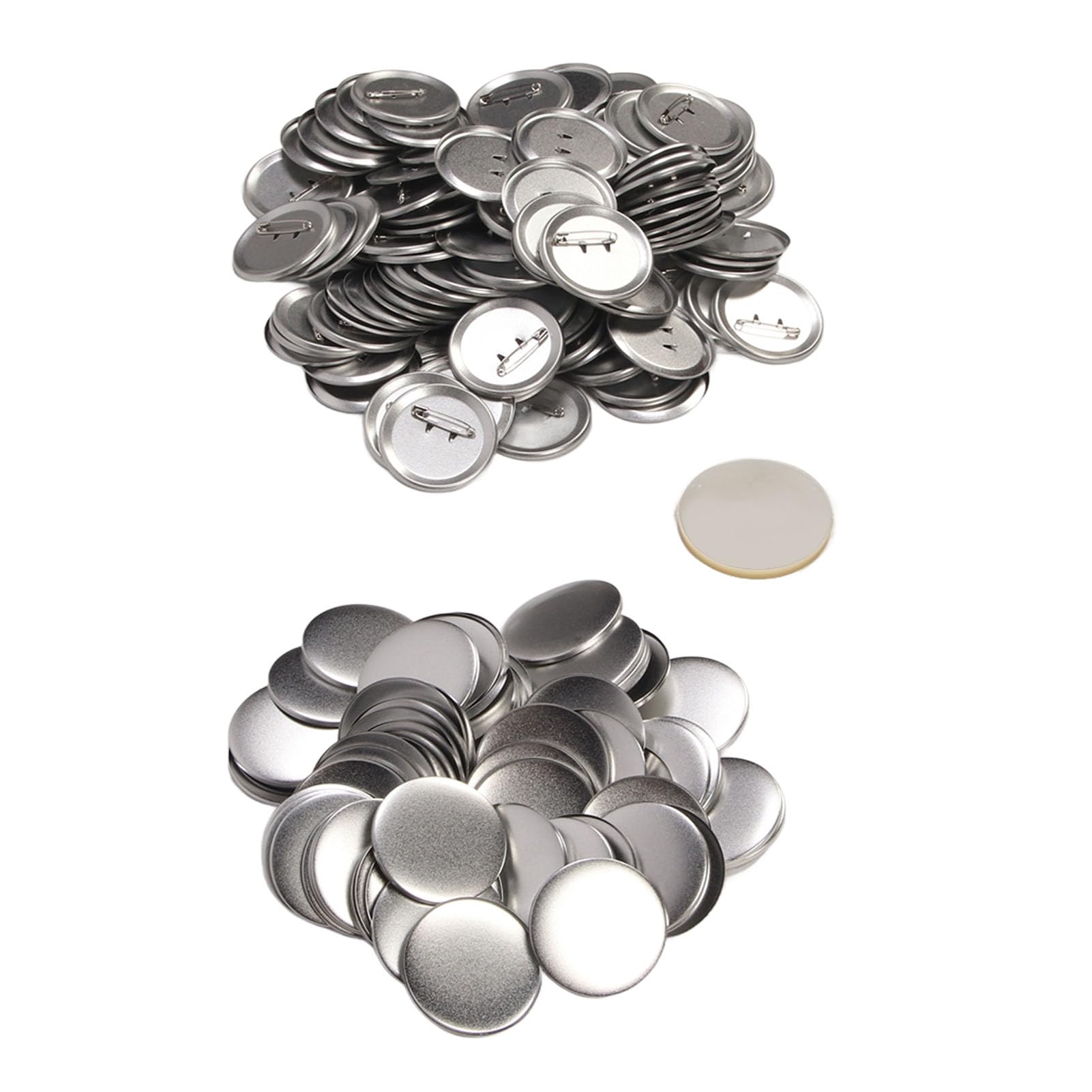 Kit de Insignia de Botón de Metal, 100 Sets Entrega Vacía Kit Multipropósito de Pines Redondos, Conjunto de Electrodomésticos de Cocina Pequeños Tive Innovadores para Insignias