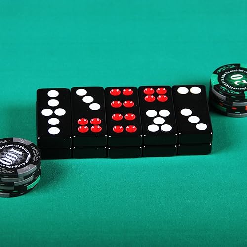 Miniatura 6 de Mahjong Mat - Tapete de mesa Mahjong de 31.5 pulgadas, antideslizante y reducción de ruido (verde)