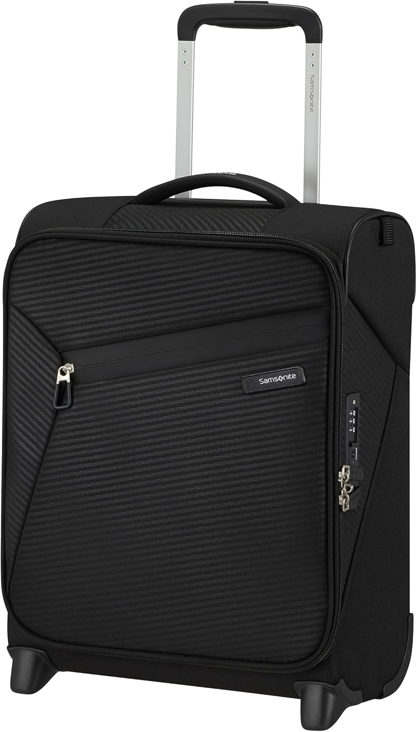 Samsonite Litebeam - Easyjet Upright S, 35 x 20 x 45 cm, 26 l, 1.60 kg, hand luggage, Airplane Upright S Undersseater, Black (black)