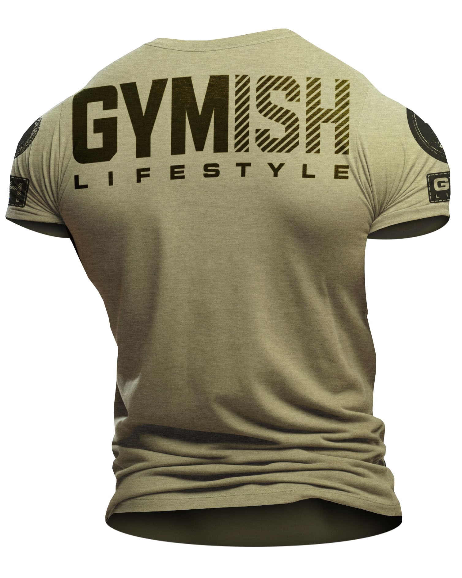 Gymish Lifestyle Gym Workout Shirts Men Motivational Gym T-Shirt Gift for Men