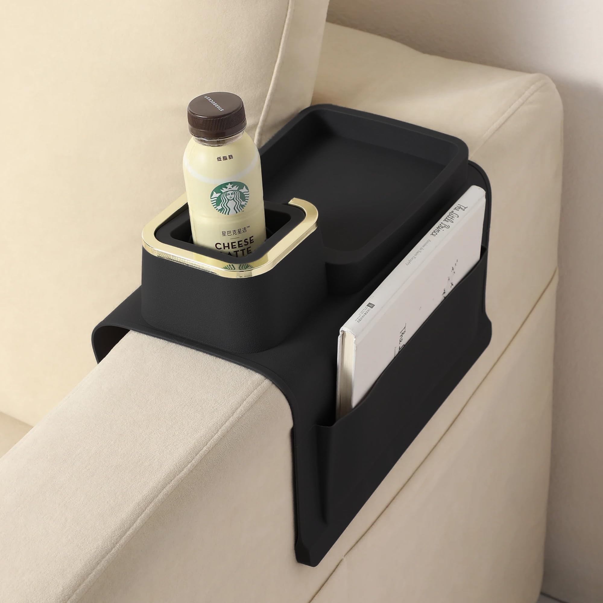Couch Cup Holder, Couch Arm Tray, Sofa Armrest Tray, Couch