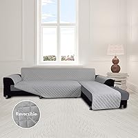 Vista 2 de Easy-Going - Funda para sofá en forma de L, funda para sofá modular, funda de sofá reversible, funda protectora de muebles para mascotas, perros