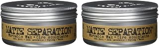 Bed Head Men Matte Separation Workable Wax by TIGI- 3oz (2pk)