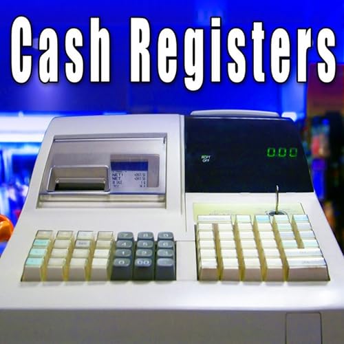 Drop Change Into Wooden Cash Drawer On Large Antique Brass Cash