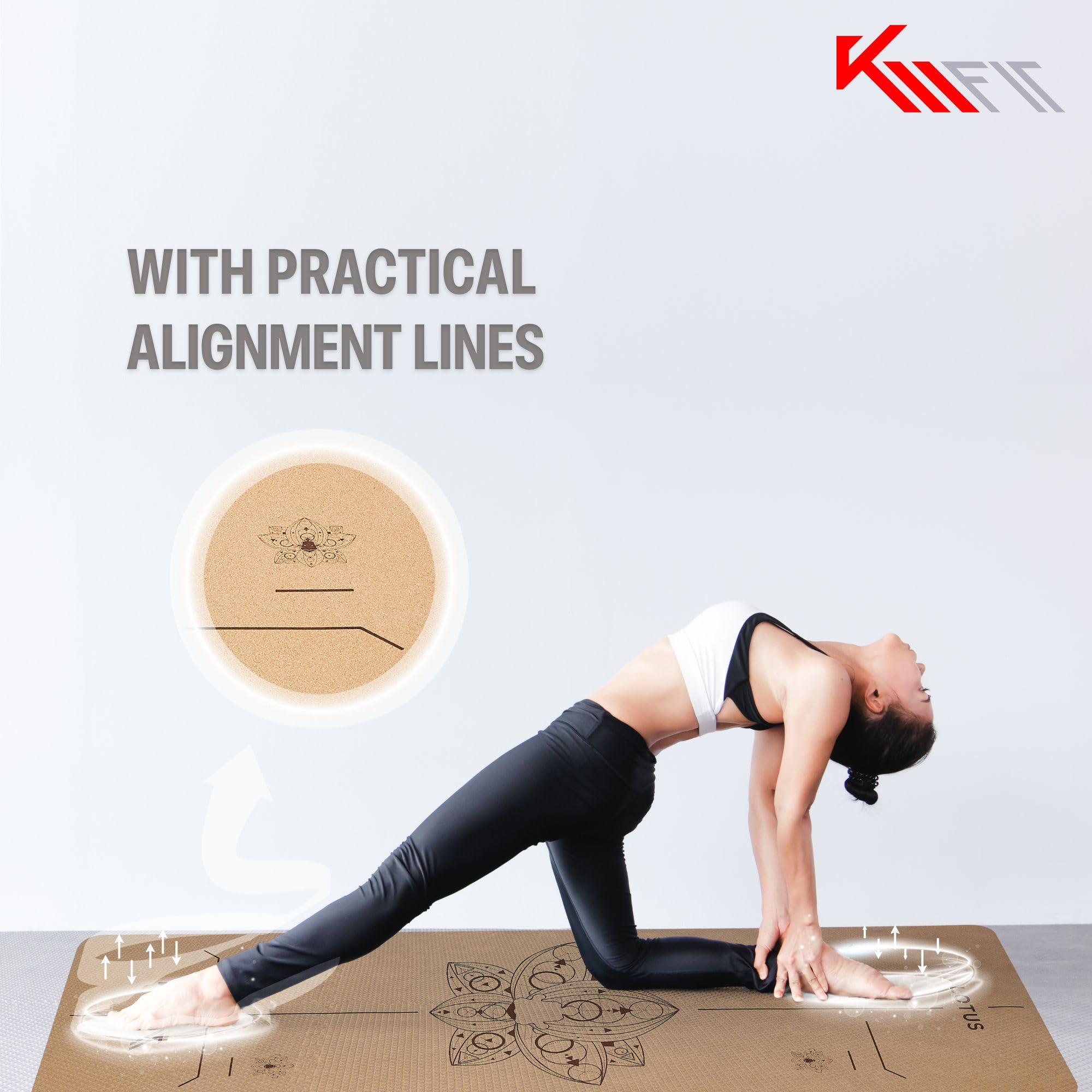 Tappetino Yoga Spesso 6mm Antiscivolo - Ecologico TPE Per Casa/Palestra Con Cinghia Trasporto - 183x61cm - Foto 4