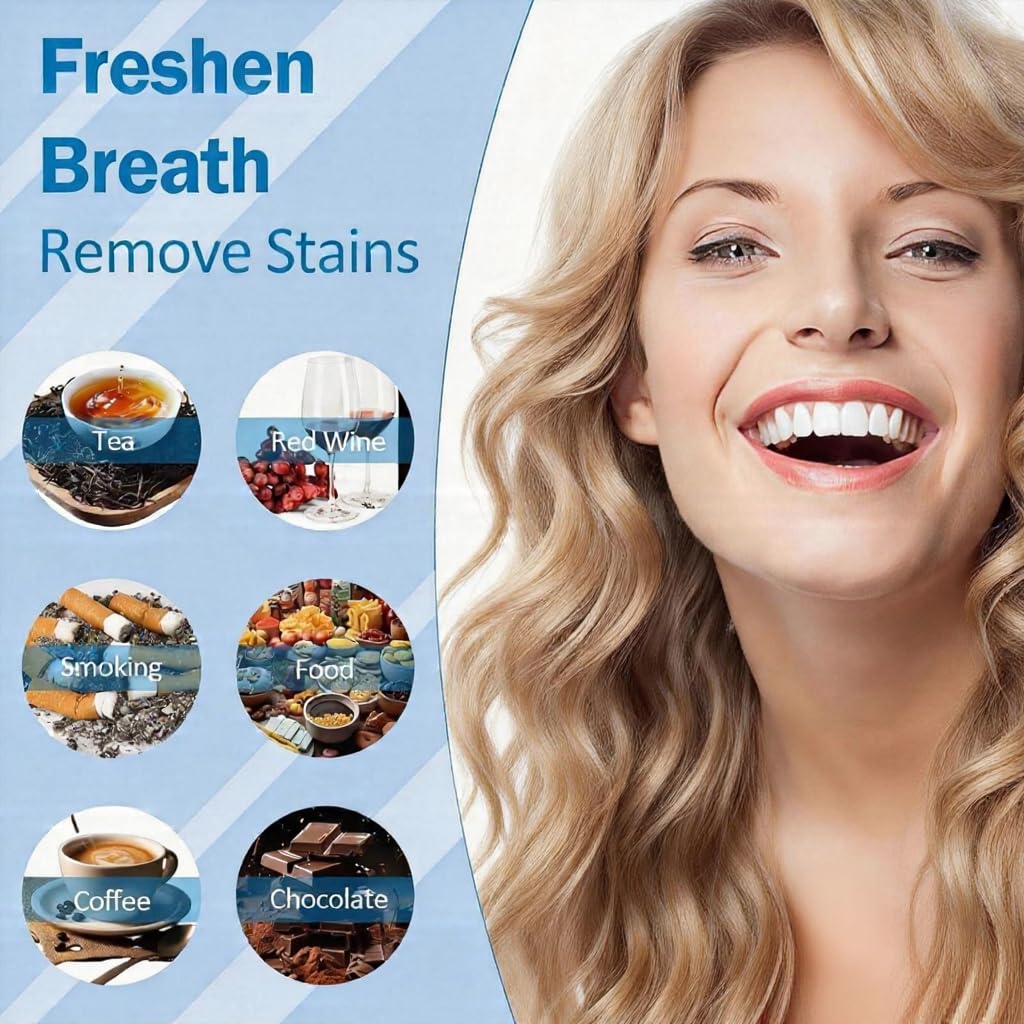 Teeth Whitening Pen Kit, 4 Pack Enamel Safe Tooth Whitening Gel, Portable Teeth Whitener for Daily Use, Stain Removal & Brightening