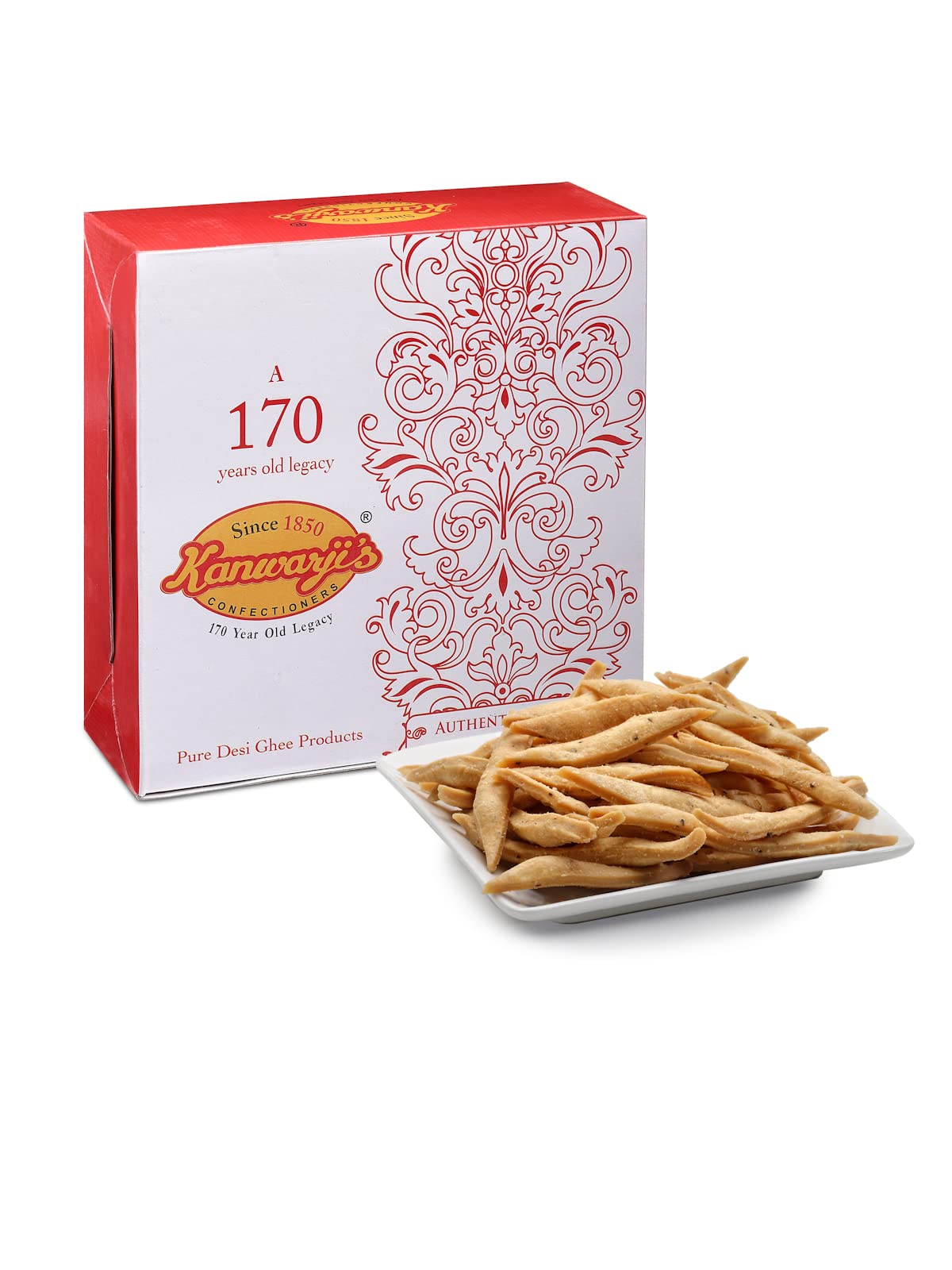 Kanwarjis Confectioners|Ready to Eat Snacks Namak Para|Home Made Tea Time Namak Para (400gm) (B09J41QKMV) Amazon Price History, Amazon Price Tracker