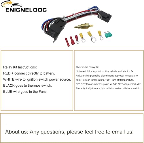 Miniatura 9 de Relé de ventilador de aluminio de 3 filas para Chevy C1500 C2500 C3500 K1500 K1500 K2500 5.0L