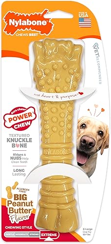 Vista 98 de Nylabone Power Chew Juguete masticable para perros, de pollo, XL/súper, para más de 50 libras