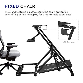オフィス家具 cheval volant Amazon.com: VOYOCHT Racing Wheel Stand, Adjustable Angle and