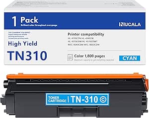 TN-310 Black Toner Cartridge Replacement For Brother Printers - 2500 Page Yield