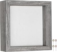 Vista 97 de Califortree 12x16 Large Shadow Box Frame with Soft Linen Back - Metal Push Pins Included, Memory Shadow Box Display Case for Bouquet Awards Medals