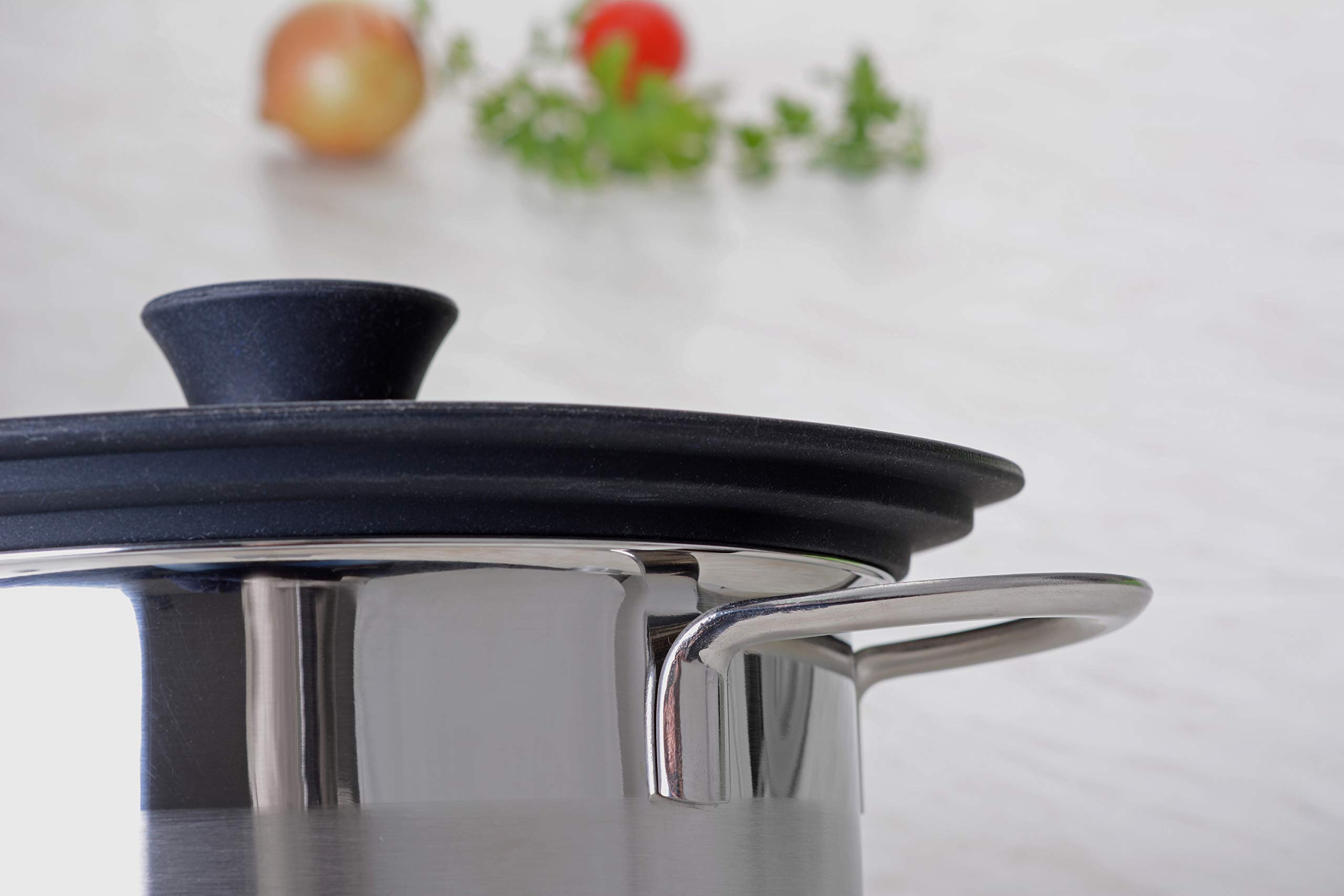 Russell Hobbs Universal-Glasdeckel Mit Silikonrand – Passt Für 16, 18 & 20 Cm Töpfe