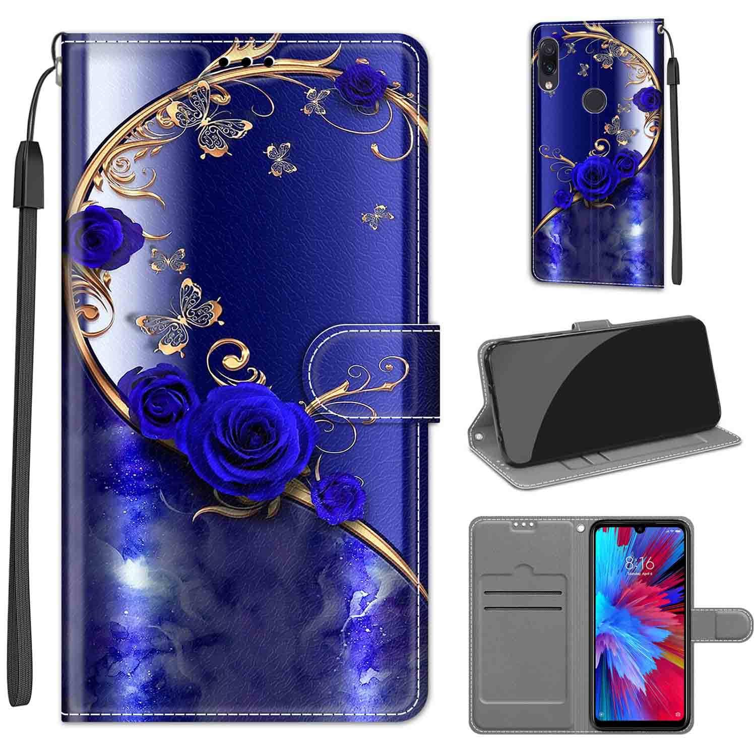 Custodia In Pelle Portafoglio Per Xiaomi Redmi Note 11 Pro 4G/5G, Cover Con Slot Schede E Supporto, Flip Case Con Chiusura Magnetica - Blu - 3