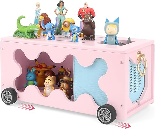 Carrito de cofre del tesoro para estante organizador de caja Tonies
