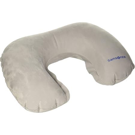 Coussin De Nuque Gonflable Voyage HITSZS - Ergonomique, Housse Velours Lavable - Avion, Train, Voiture