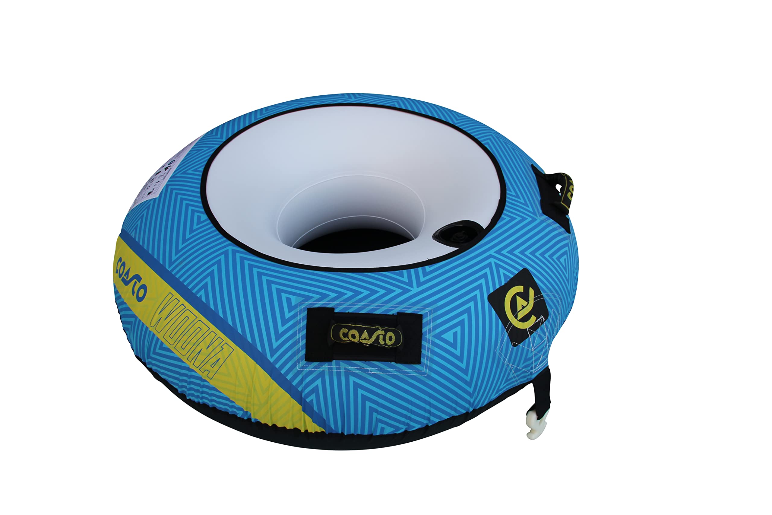 Brunelli COASTO WOONA 1 Personen Towable Tube Reifen Schleppring inkl. Funtube Leine Rope