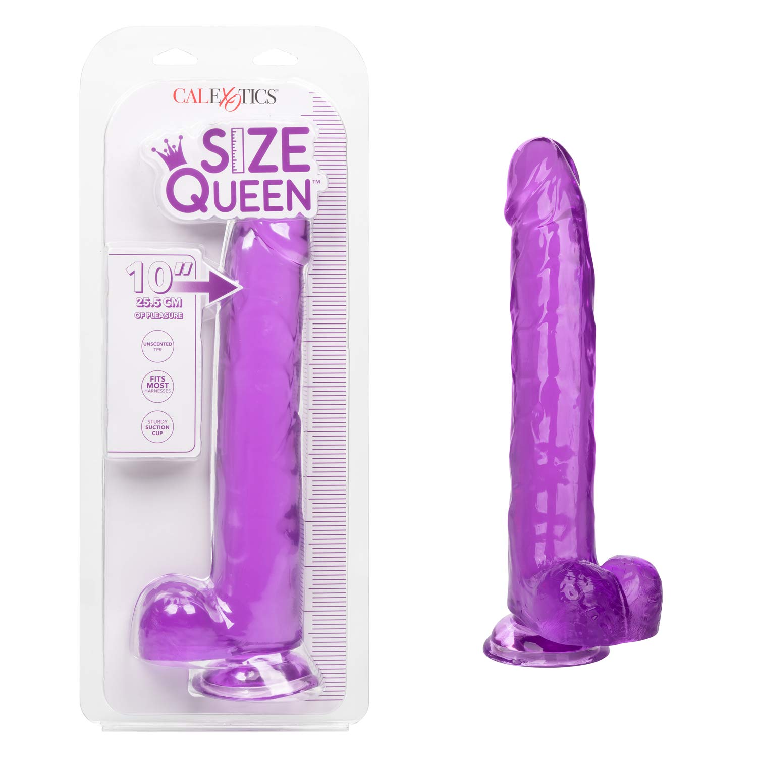 Dildo Queen CALEX violet pour combler le manque de sensations - 7