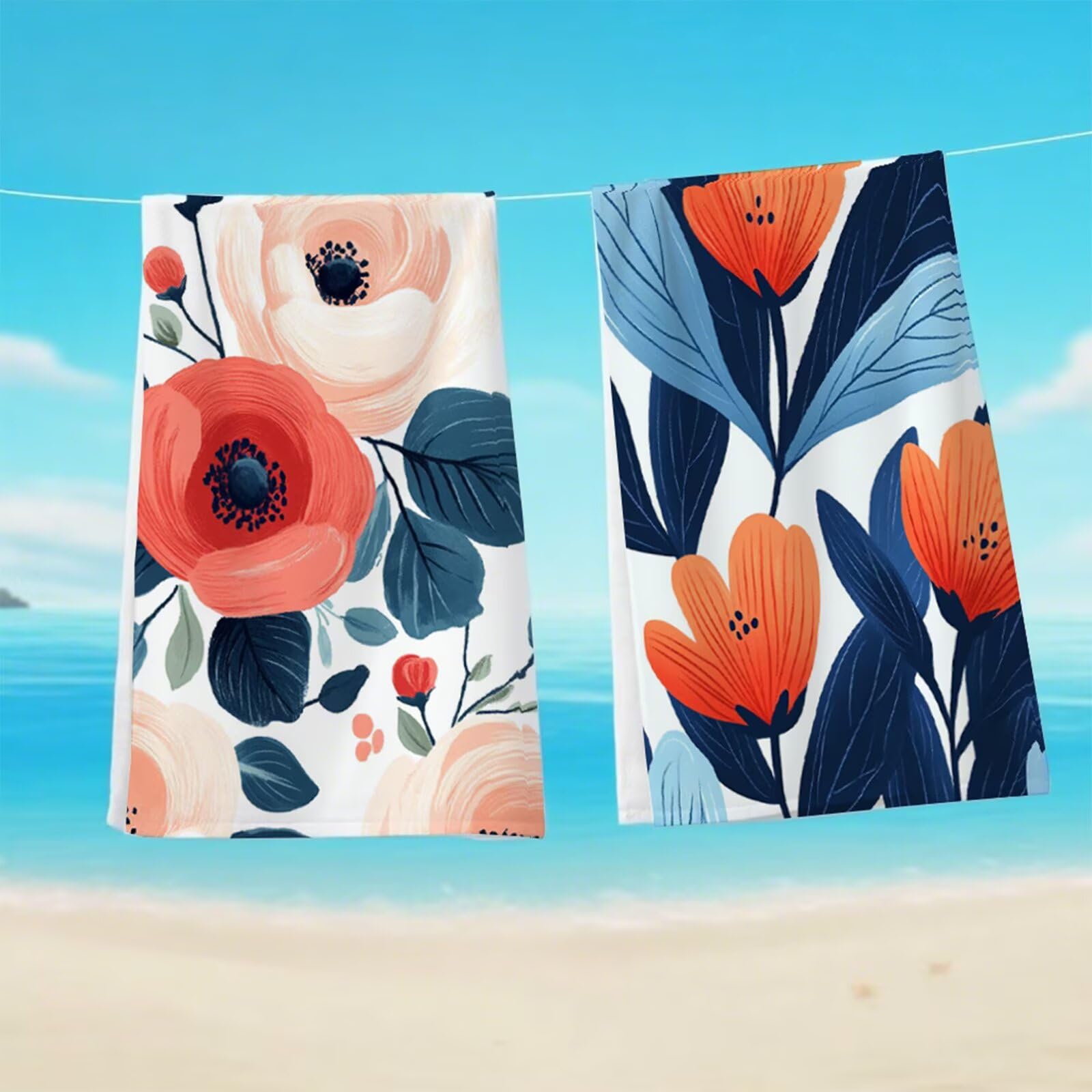 Ręcznik plażowy XXL 90 x 180 cm, ręcznik z mikrofibry Ręczniki kąpielowe odporne na piasek Lekki i szybkoschnący chłonny miękki dywanik plażowy, z torbą do uprawiania sportu, podróży, sauny