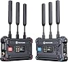 Hollyland Pyro S Transmisor y Receptor de Video Inalámbrico HDMI SDI 4K30/1080p60 Alcance de 1300ft Los Latencia de 50ms Hasta 4 Receptores, Salto Automático de Doble Banda (ADH), Escaneo Inteligente de Canales, Transmisión en Vivo (1TX+1RX) 1