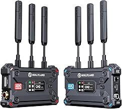 Hollyland Pyro S [4K30] System di Trasmissione Video HDMI SDI Wireless, 1080p60, 400m, 50 ms di Latenza, Fino a 4 RX, Dual Band Hopping Automatico (ADH), Scansione Smart dei Canali, UVC Live Stream