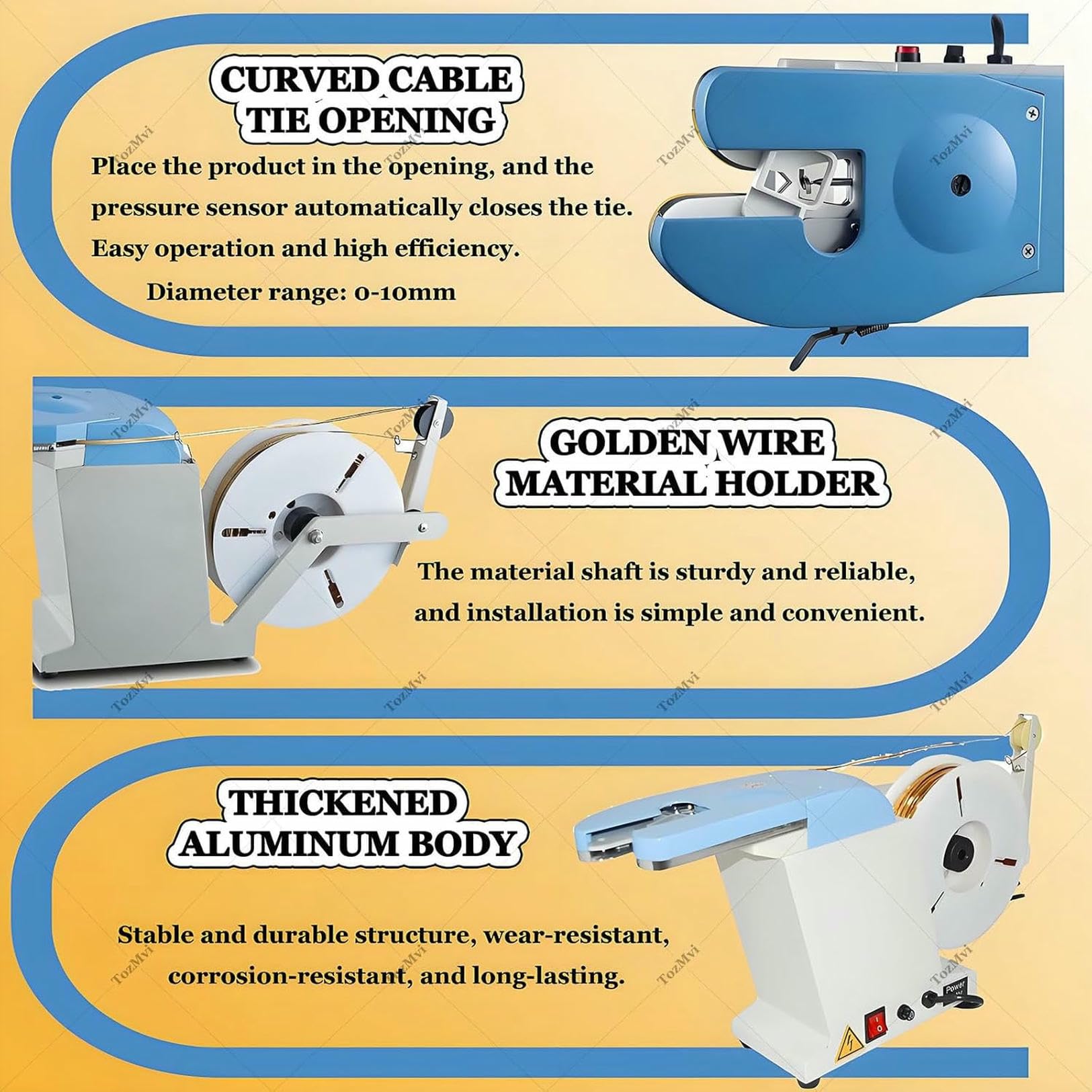 Sigillante elettrico per sacchetti per panetteria e caramelle, legatrice semiautomatica, per sigillare alimenti e rilegatura a filo, ideale per pane e snack
