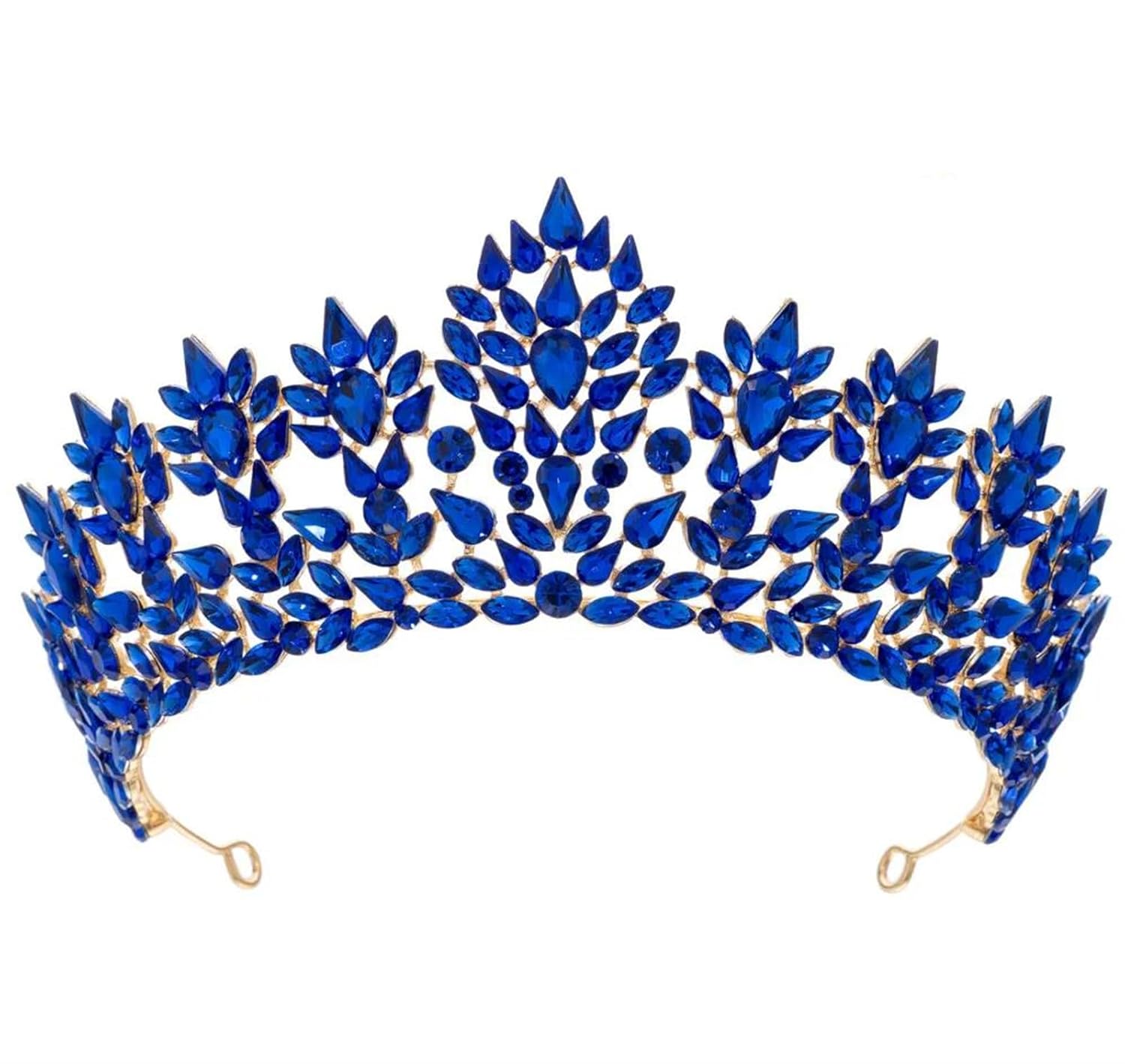 Crystal Tiara Crown For Women Royal Queen Princess Rhinestone Headpiece Bridal Wedding Prom Hair Accessories