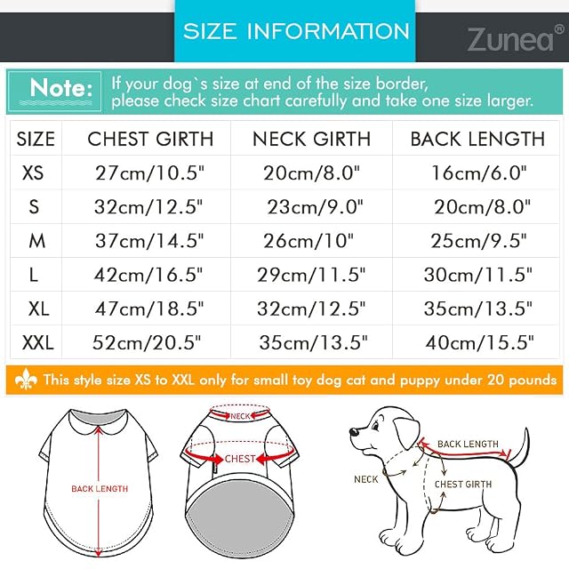Foto 7 de 8 de Zunea Camisa para Perros Pequeños Gatos Camisas de Rayas para Mascotas Chaleco Fresco de Verano Cachorros…