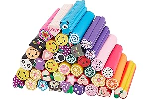 ARRICRAFT Clay Cane: 40-Strand Polymer Clay Jewelry Accents