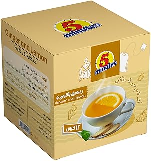 5 Minutes Lemon ginger, 24 gm - 12 sachet