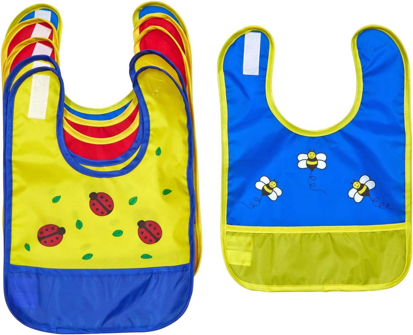 Excellerations Waterproof Insect Bibs - Set of 6