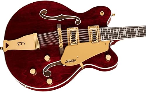 Miniatura 3 de Gretsch G5422G-12 Guitarra electromática clásica de 12 cuerdas de cuerpo hueco de doble corte con herrajes dorados y diapasón de laurel (diestro,