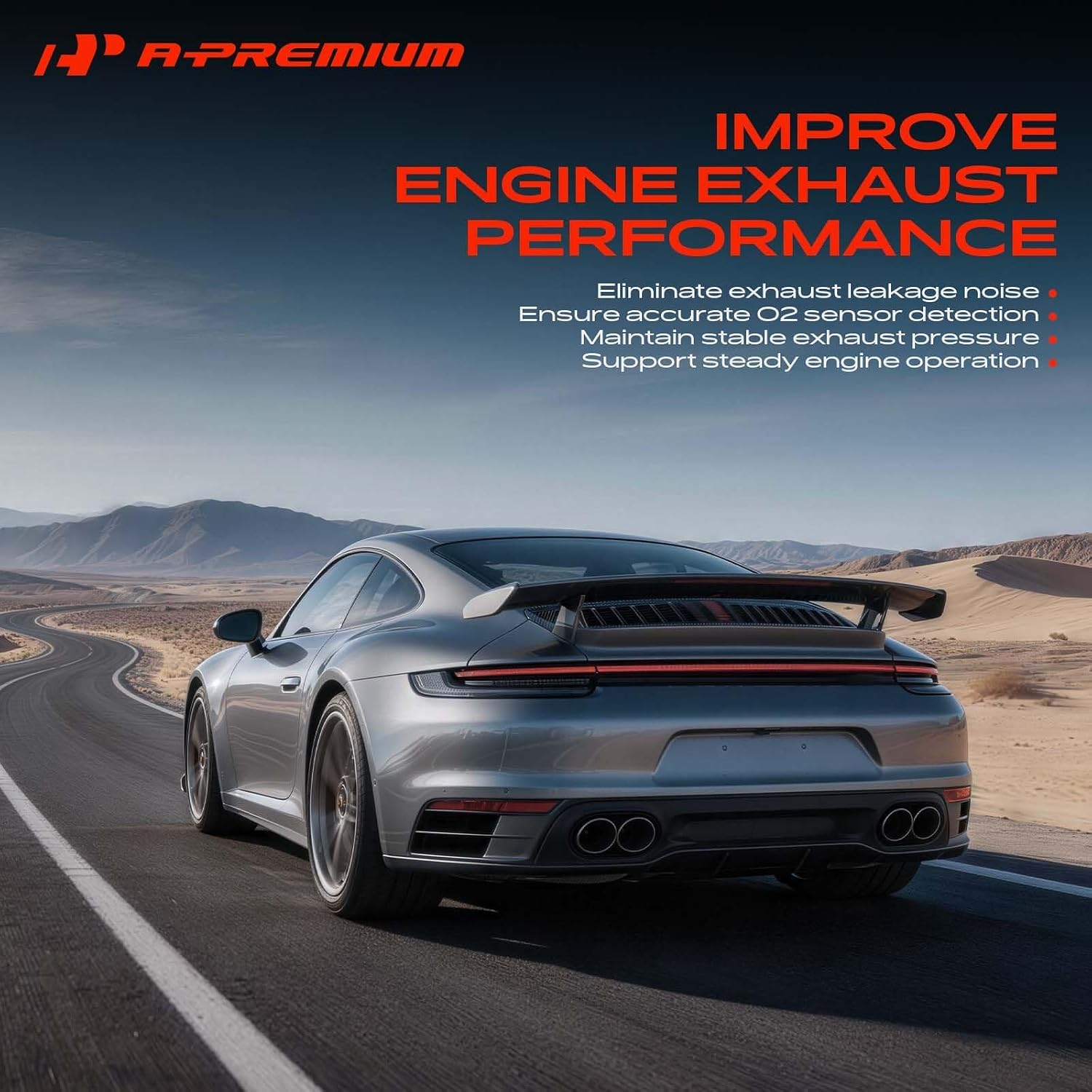 A-Premium Exhaust Manifold Gasket Set Compatible with Toyota