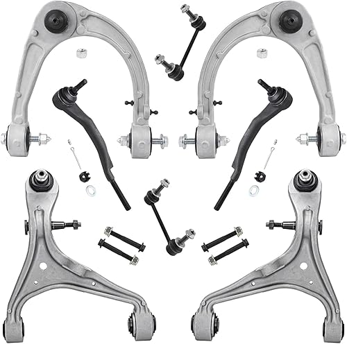 Miniatura 205 de Detroit Axle - Kit de suspensión delantera de 8 piezas para Toyota Sienna 2004-2010, brazos de control inferiores con rótulas interiores exteriores