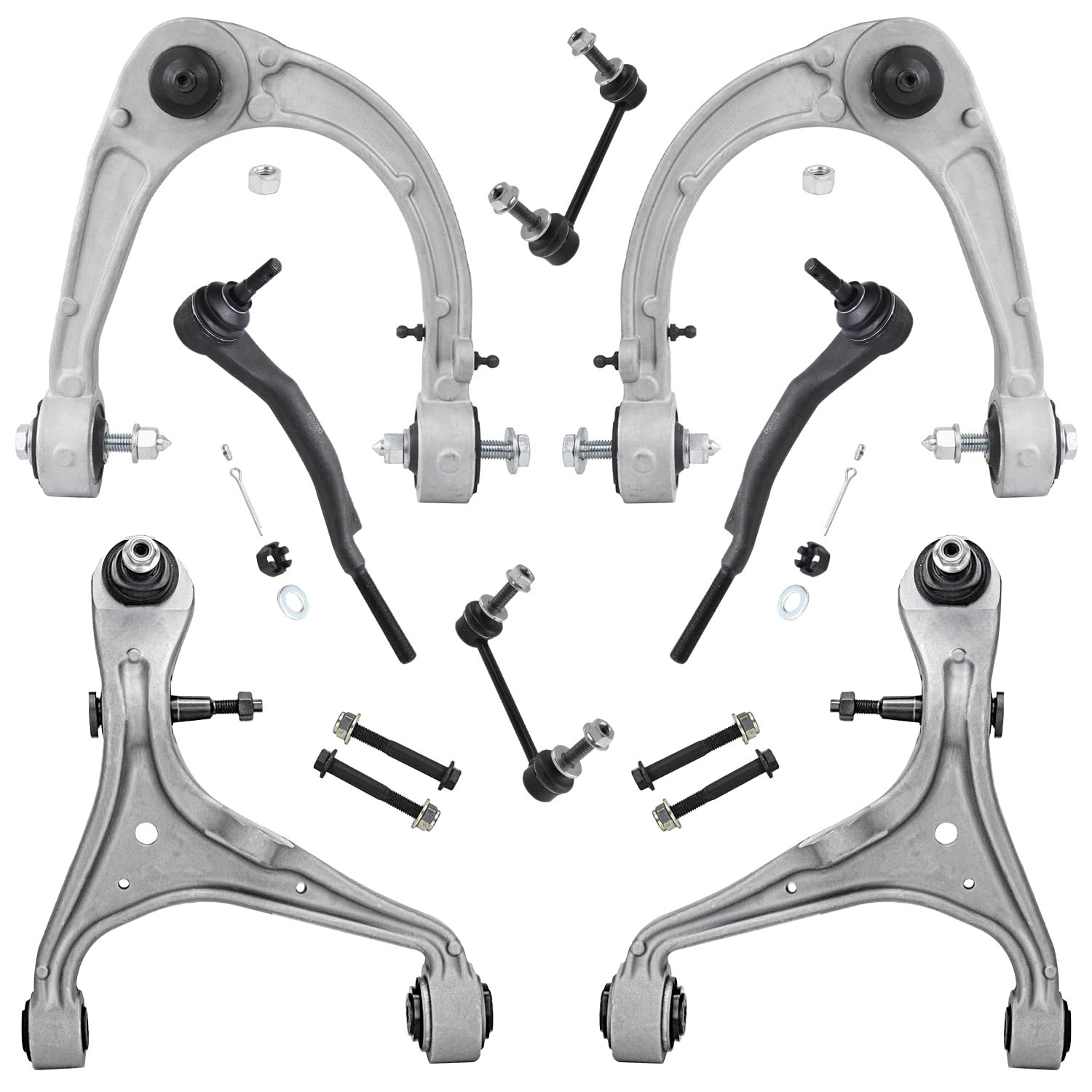 Detroit Axle - AWD 8pc Front End Suspension Kit for 2008-2014 Cadillac CTS