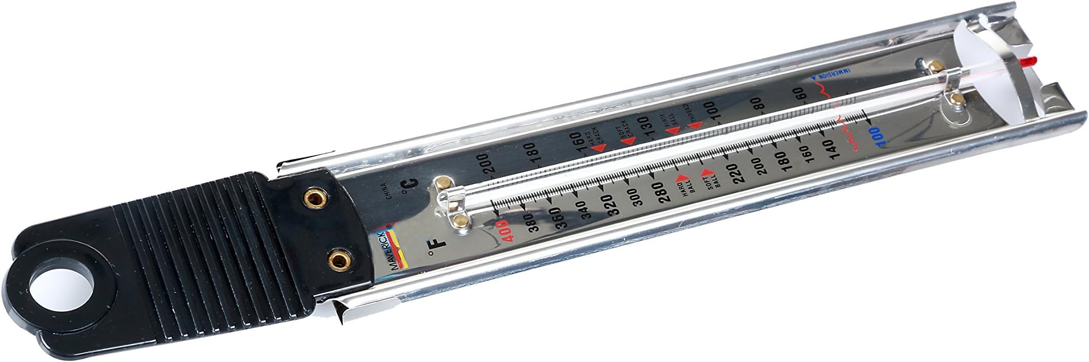 MAVERICKHousewares CT-02 Redi-Chek Heavy Duty Candy/Oil/Deep Fry Thermometer, Black