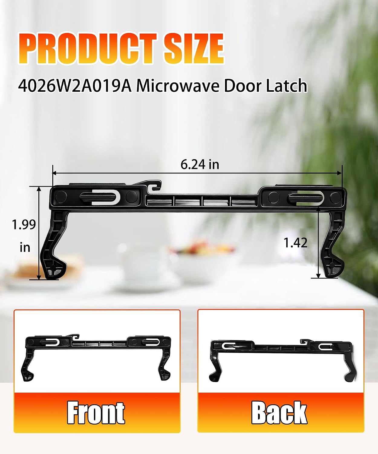 4026W2A019A Microwave Door Latch Assembly
