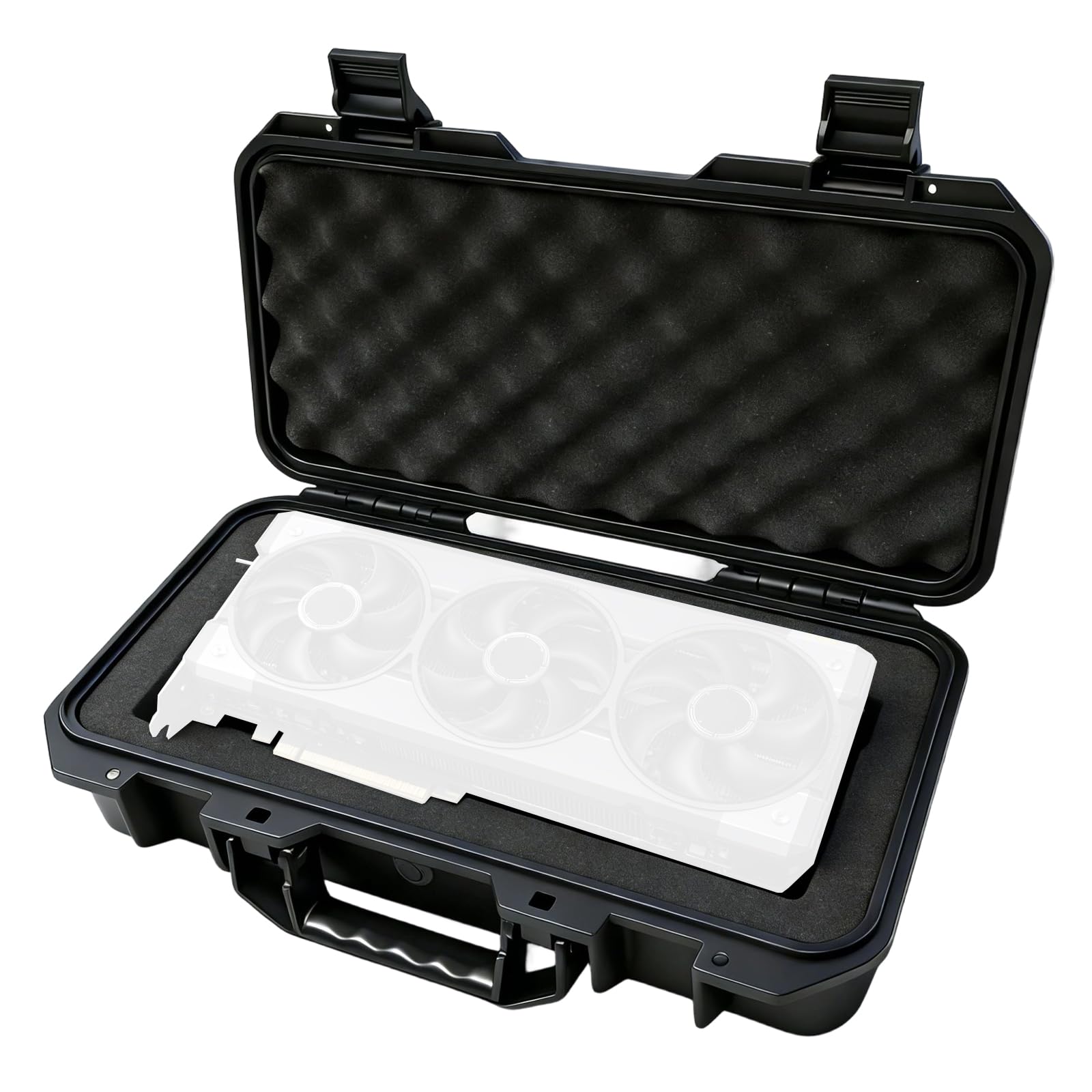 Custodia protettiva in ABS per scheda grafica GPU con schiuma ammortizzante per 38x17x9cm 33x15x8cm parti di computer GPU Storage Bag