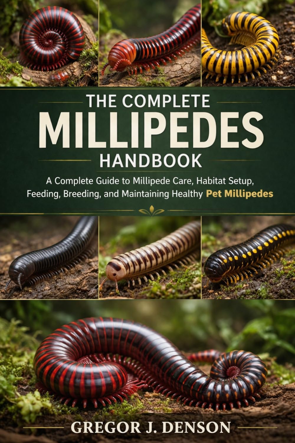 THE COMPLETE MILLIPEDES HANDBOOK: A Complete Guide to Millipede Care, Habitat Setup, Feeding, Breeding, and Maintaining Healthy Pet Millipedes